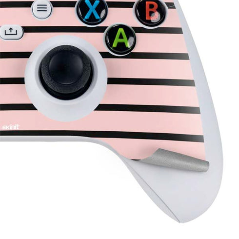 Pink and Black Stripes Xbox Series S Skins